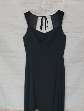Danny & Nicole Black Sleeveless Maxi Dress with Back Tie